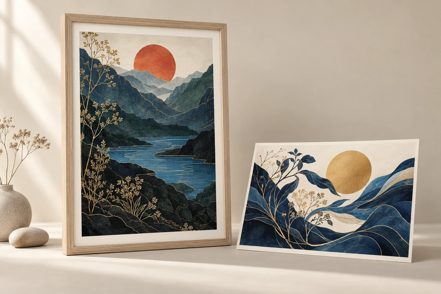 Decorative art prints and framed display